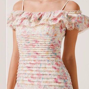 ASTR The Label Una Ruffle Mini Dress